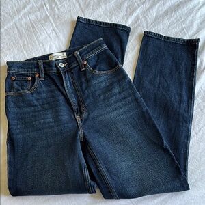 Abercrombie & Fitch Blue Straight Jeans